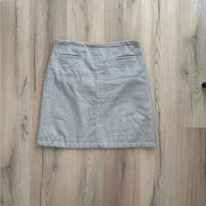 Ann Taylor Wool Mini Skirt